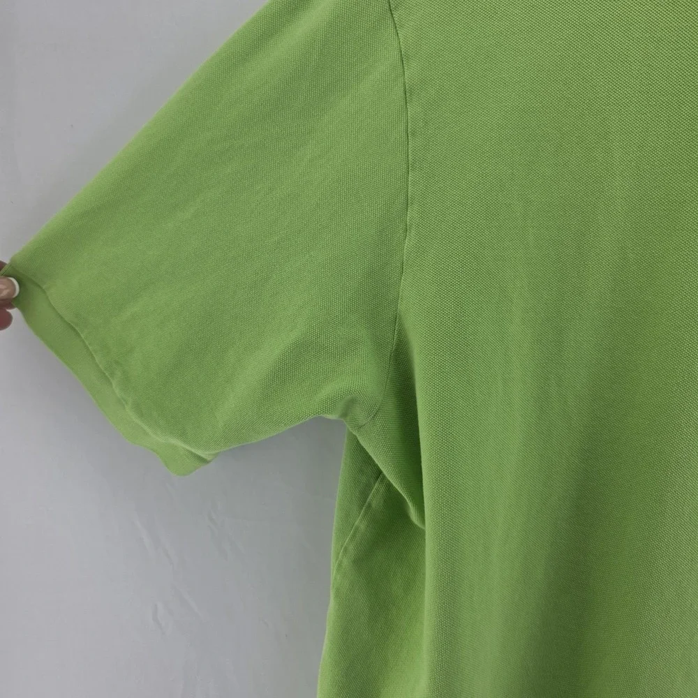 Polo By Ralph Lauren Polo Shirt Men's 2XLT Green Big Tall Pique Casual Cotton